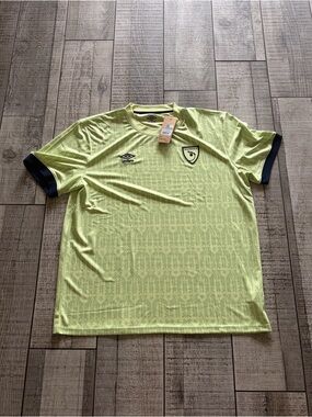 Umbro Guatemala Soccer Jersey Light Yellow Navy XXL Officially Licensed